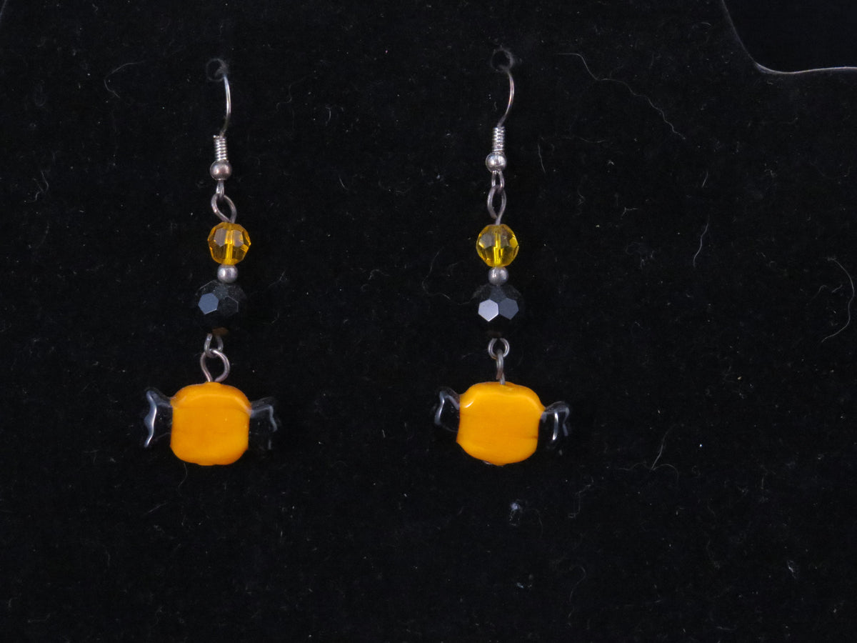 Handmade Halloween Candy Earrings
