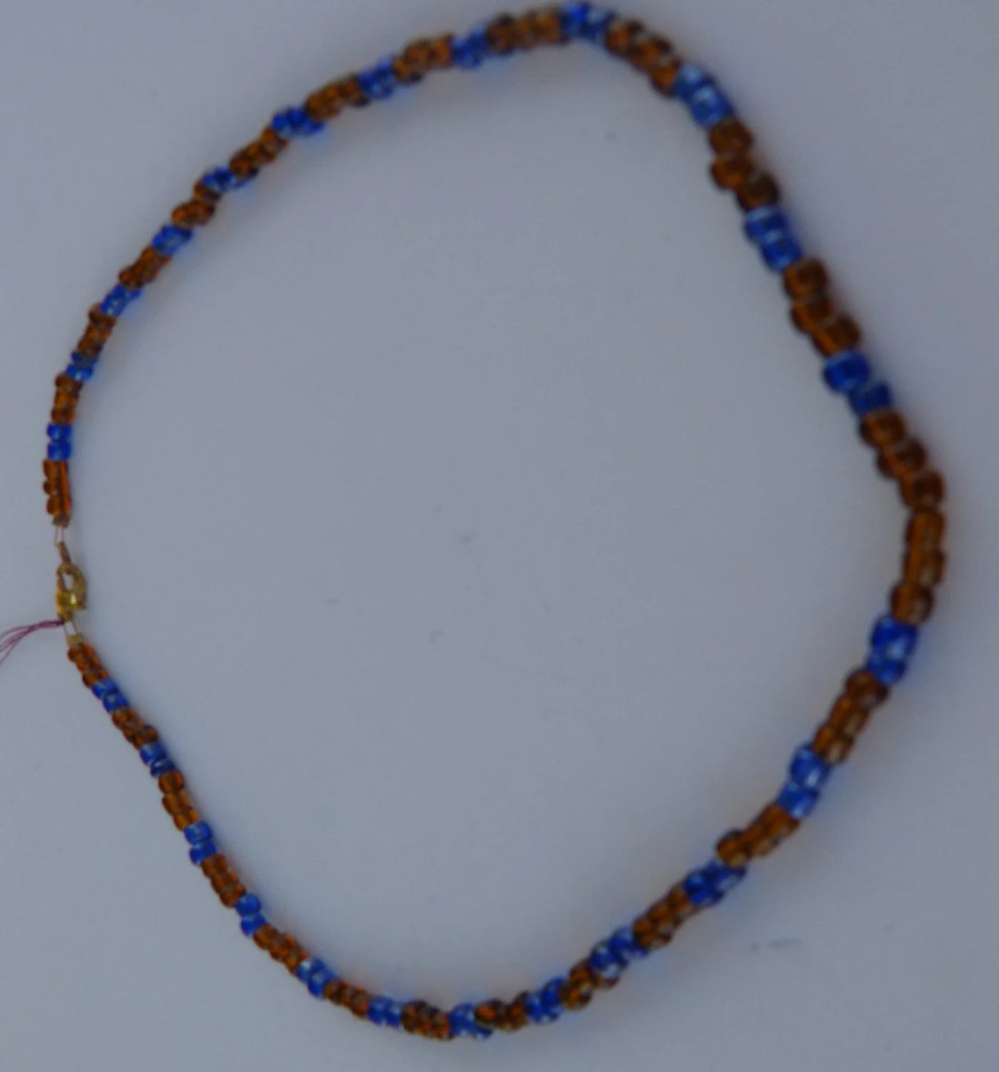 Brown & Blue Necklace