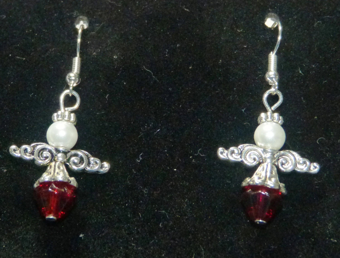 Beaded Angel Earrings