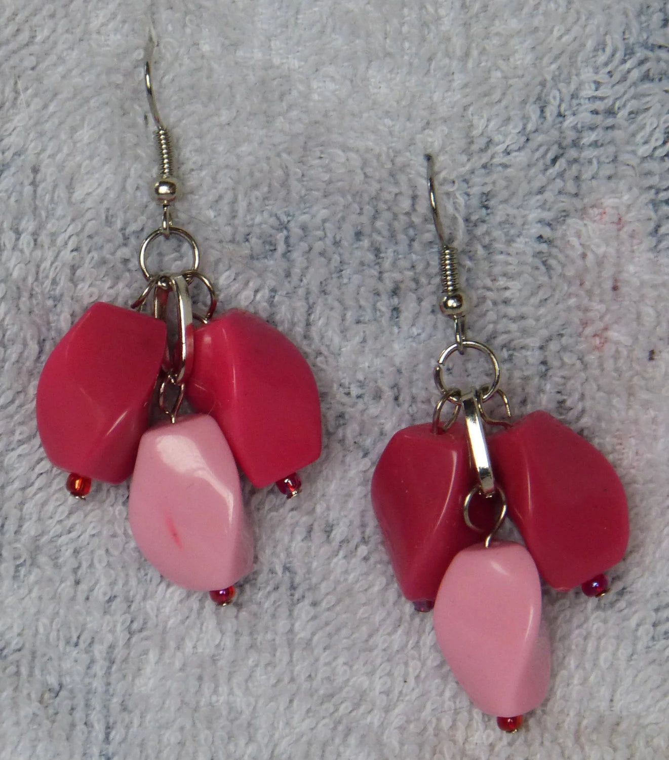 Pink Dangle Earrings