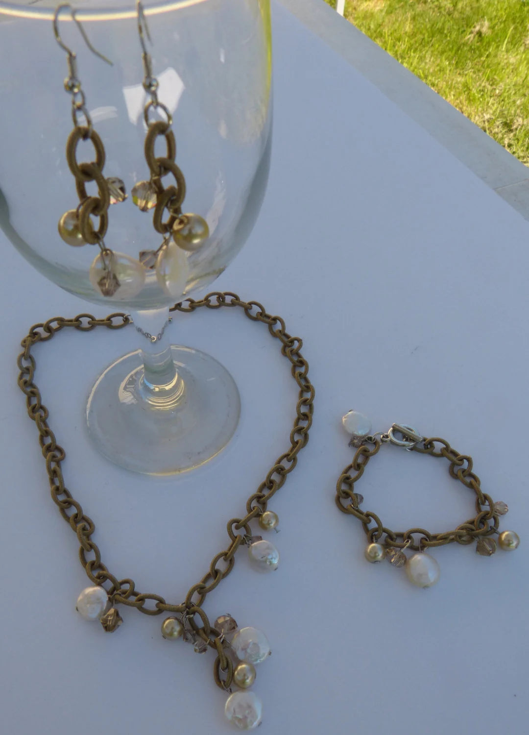 Pearls & Crystal Full Set