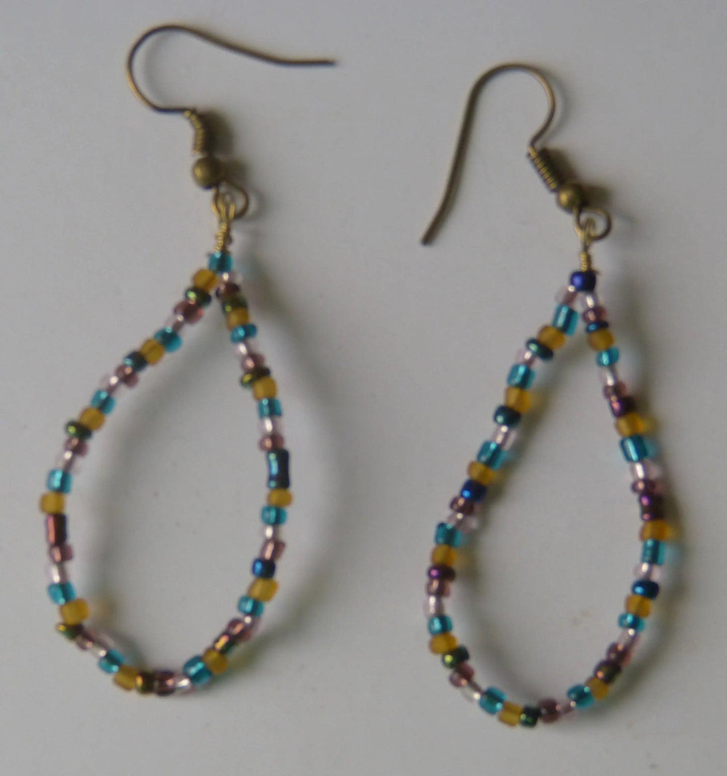 Peacock Teardrop Earrings