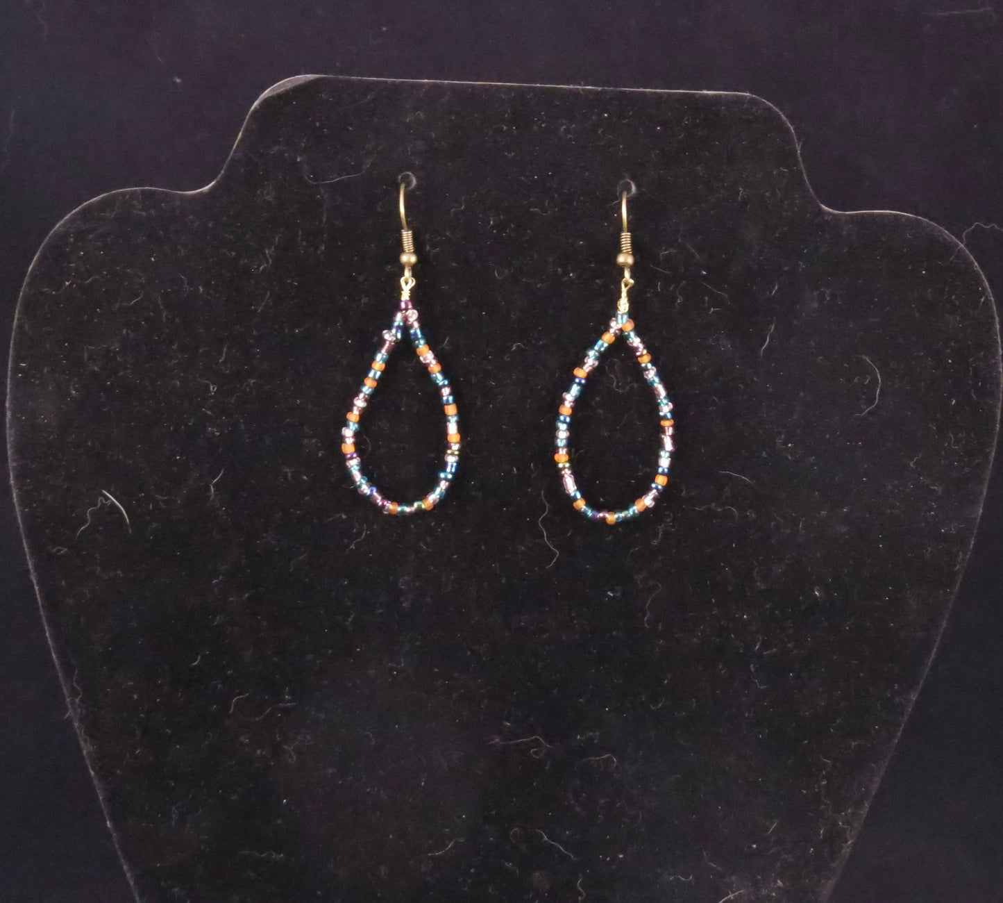 Peacock Teardrop Earrings