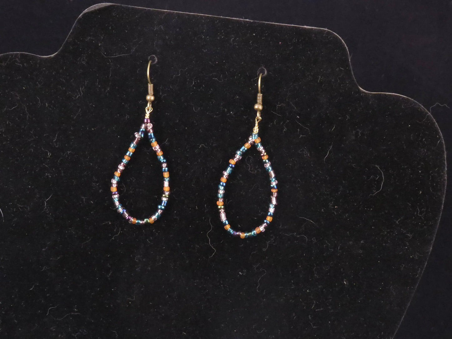 Peacock Teardrop Earrings