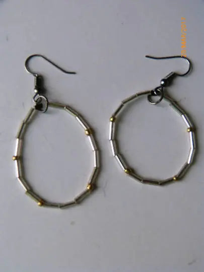 Silver & Gold Dot Earrings