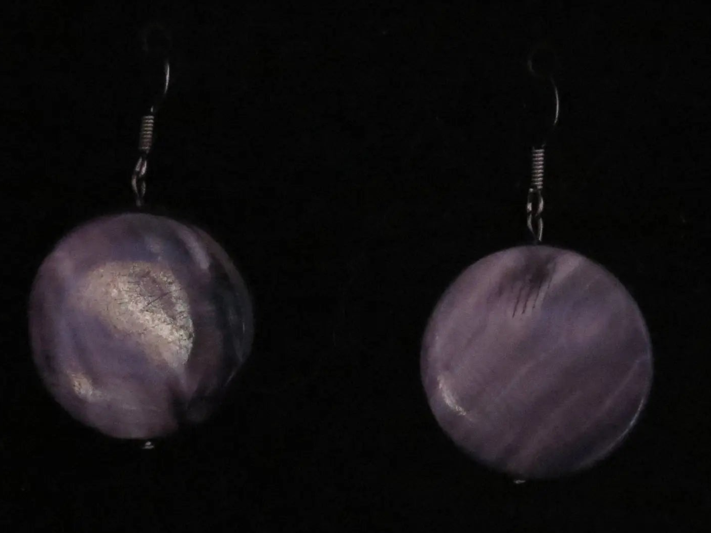 Round Shell Earrings