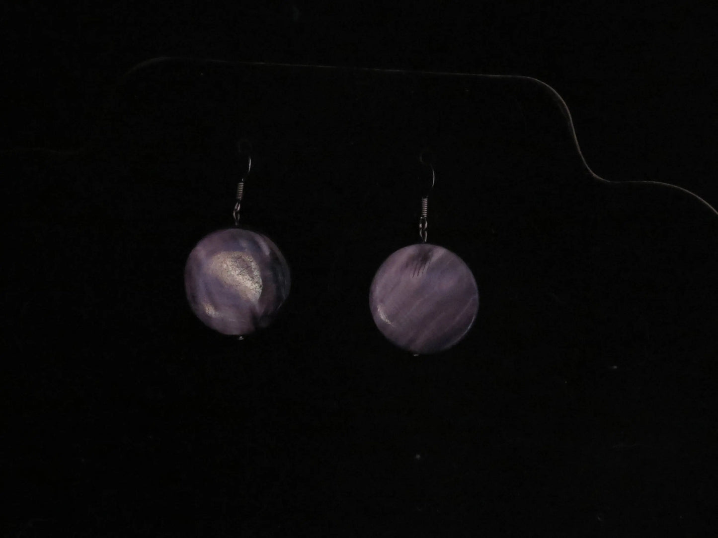 Round Shell Earrings