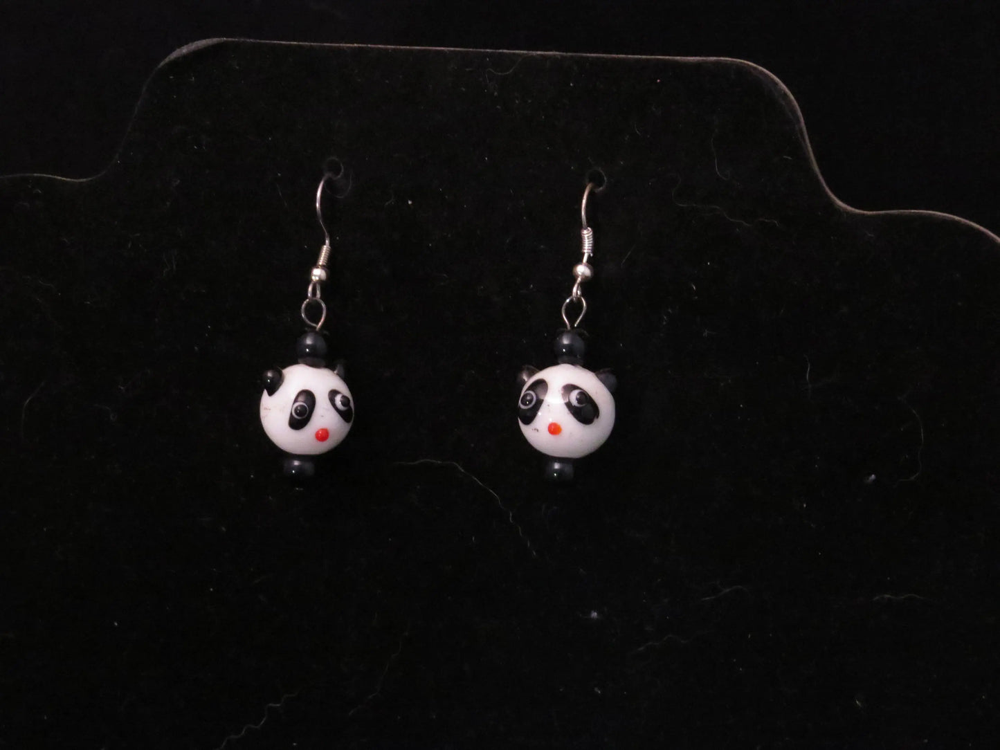Panda Earrings
