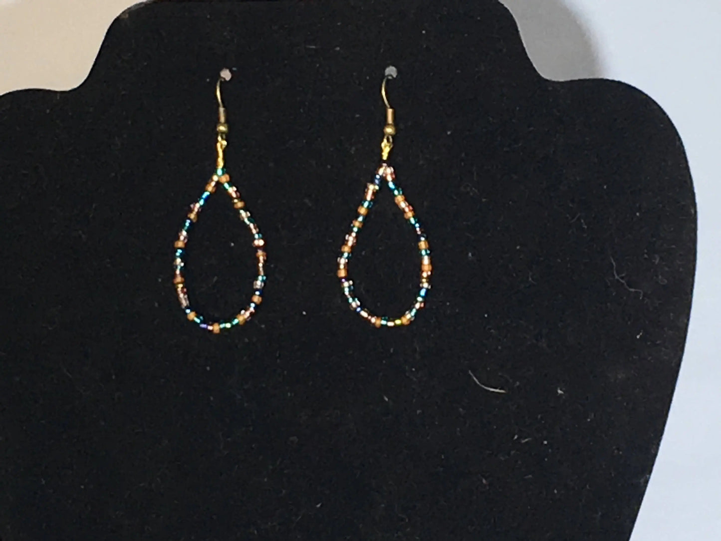 Peacock Teardrop Earrings