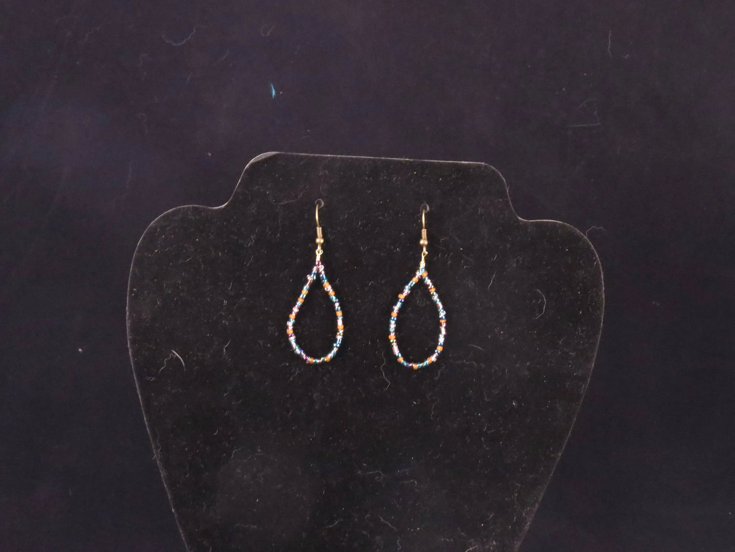 Peacock Teardrop Earrings