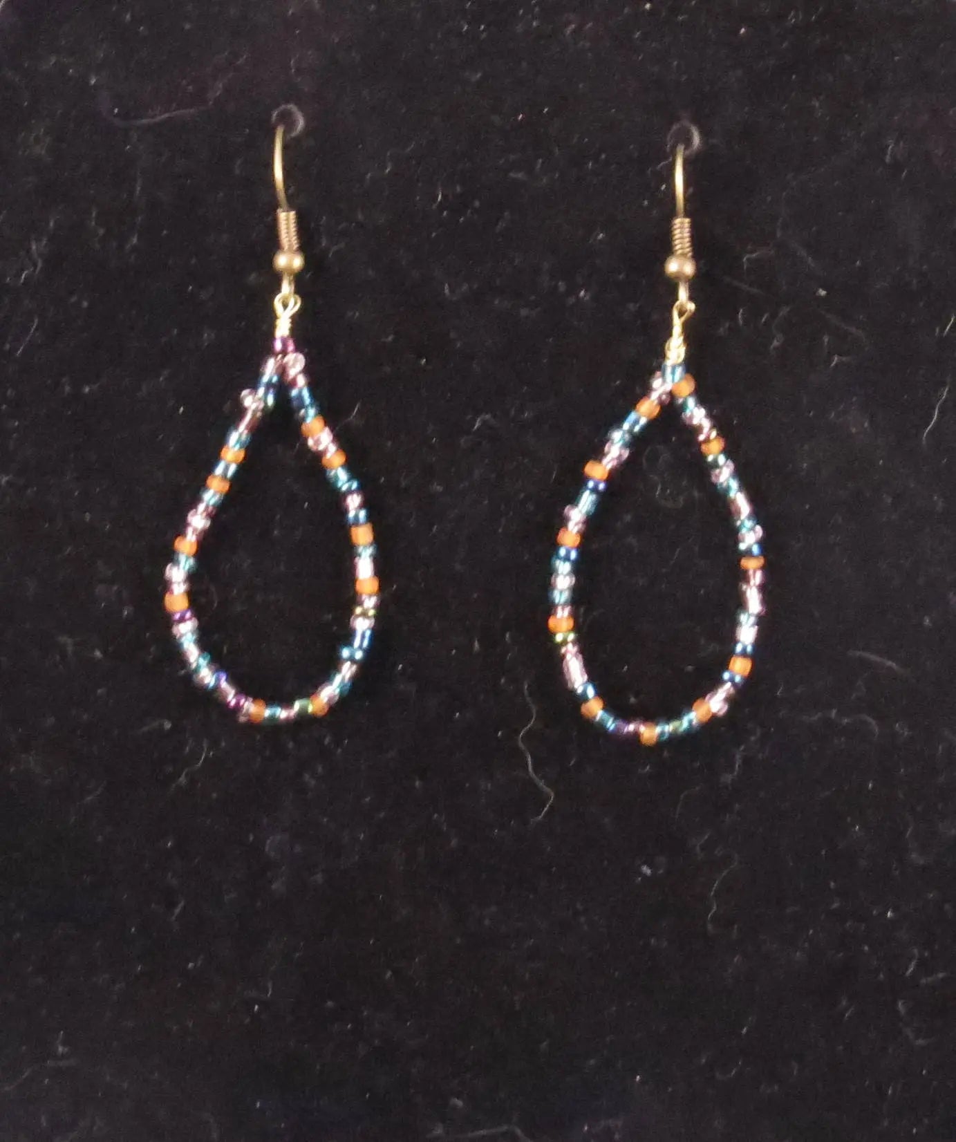 Peacock Teardrop Earrings