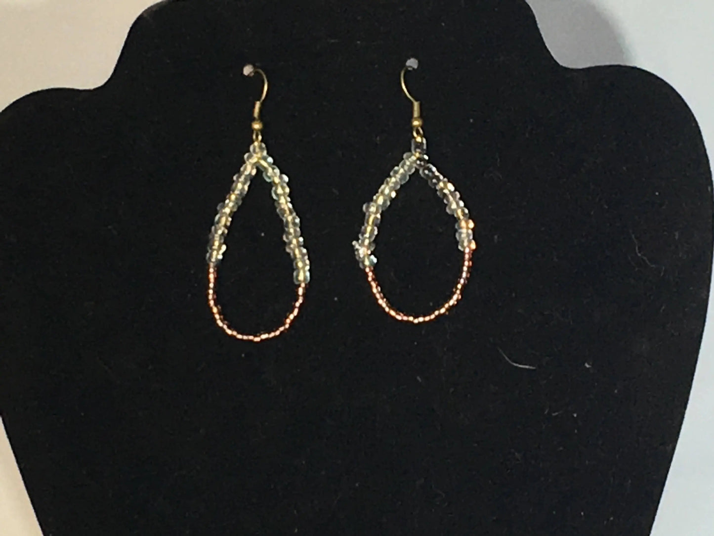 Color Block Teardrop Earrings