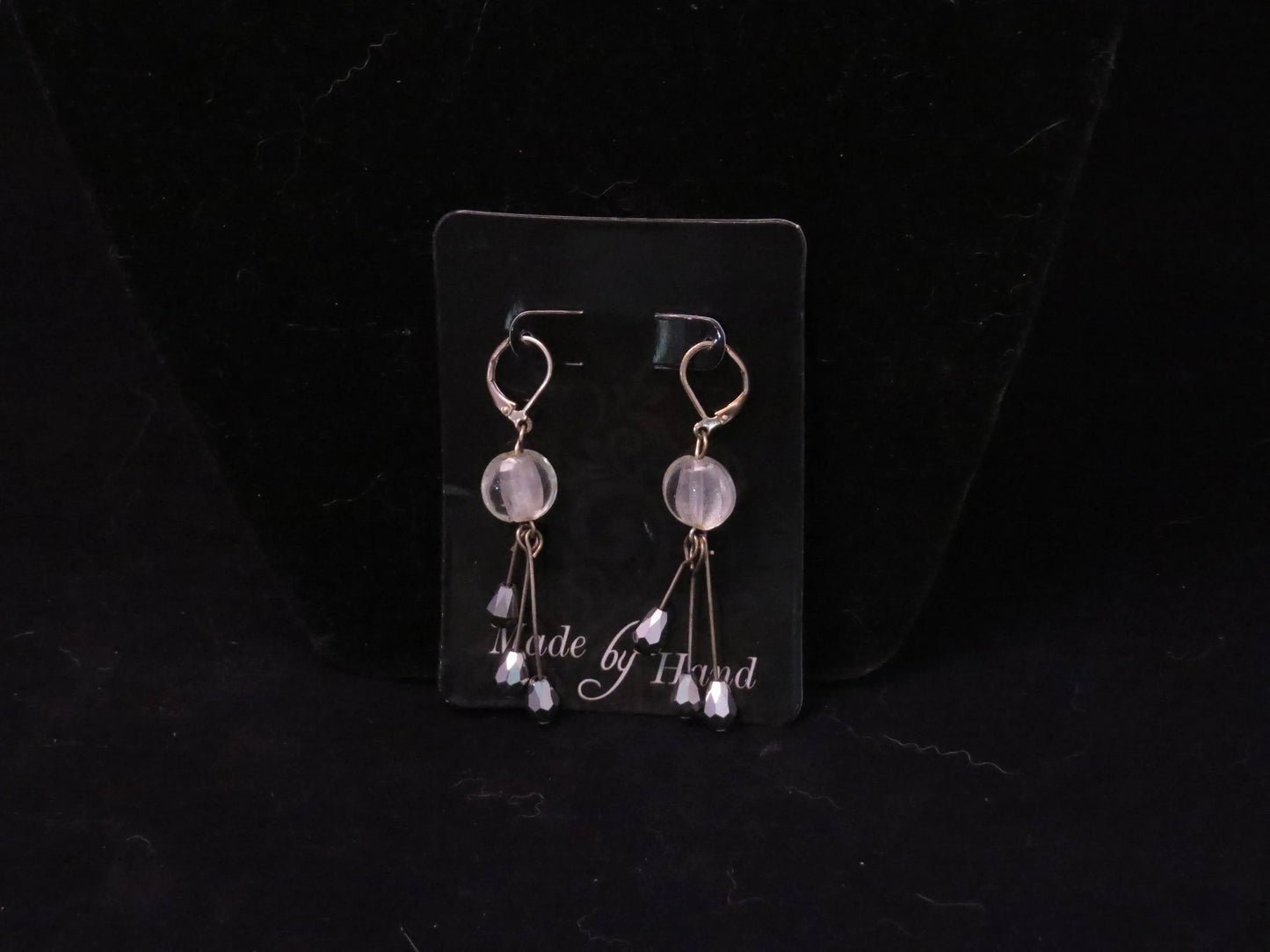 Silver-foiled Earrings