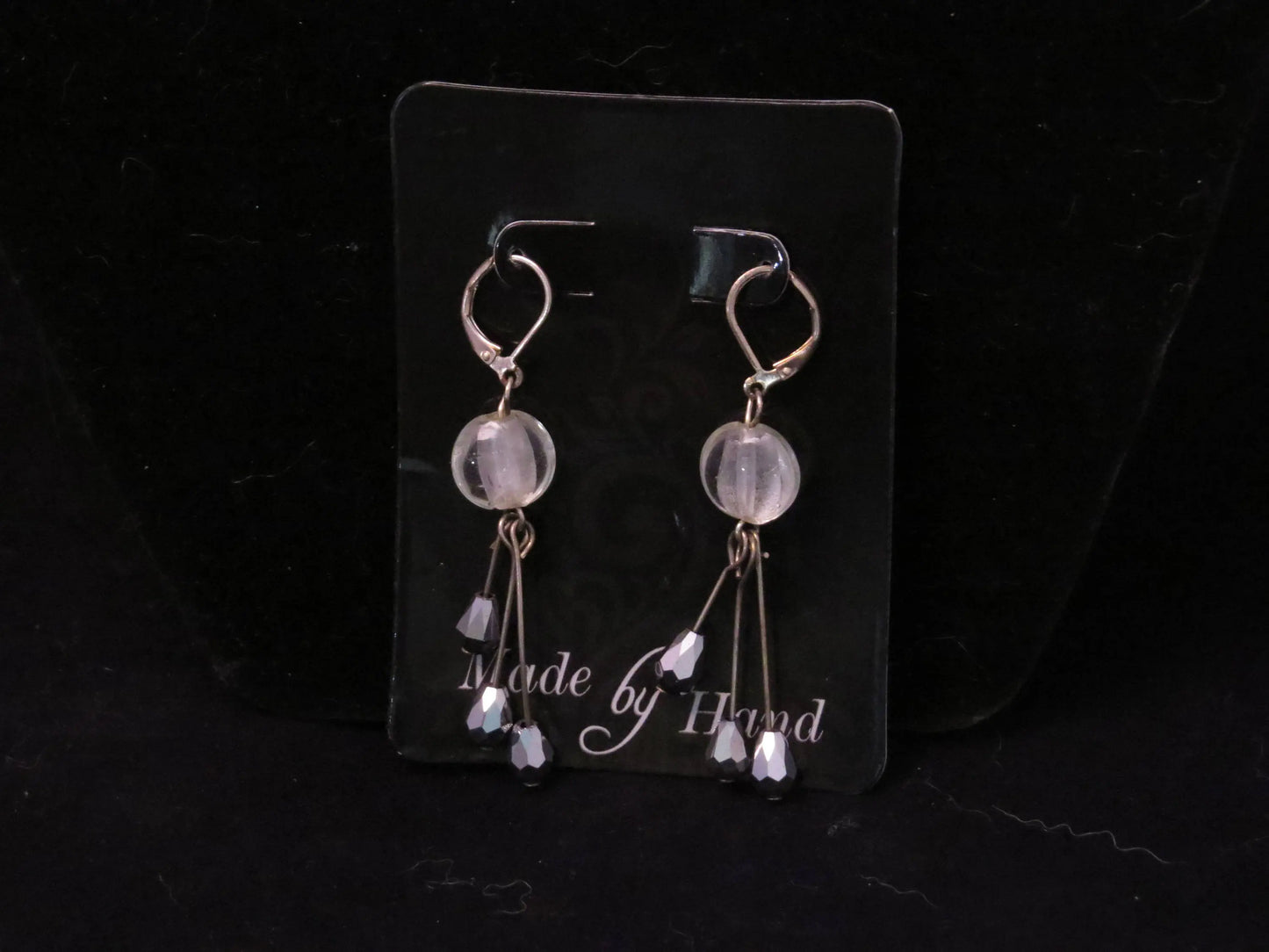 Silver-foiled Earrings