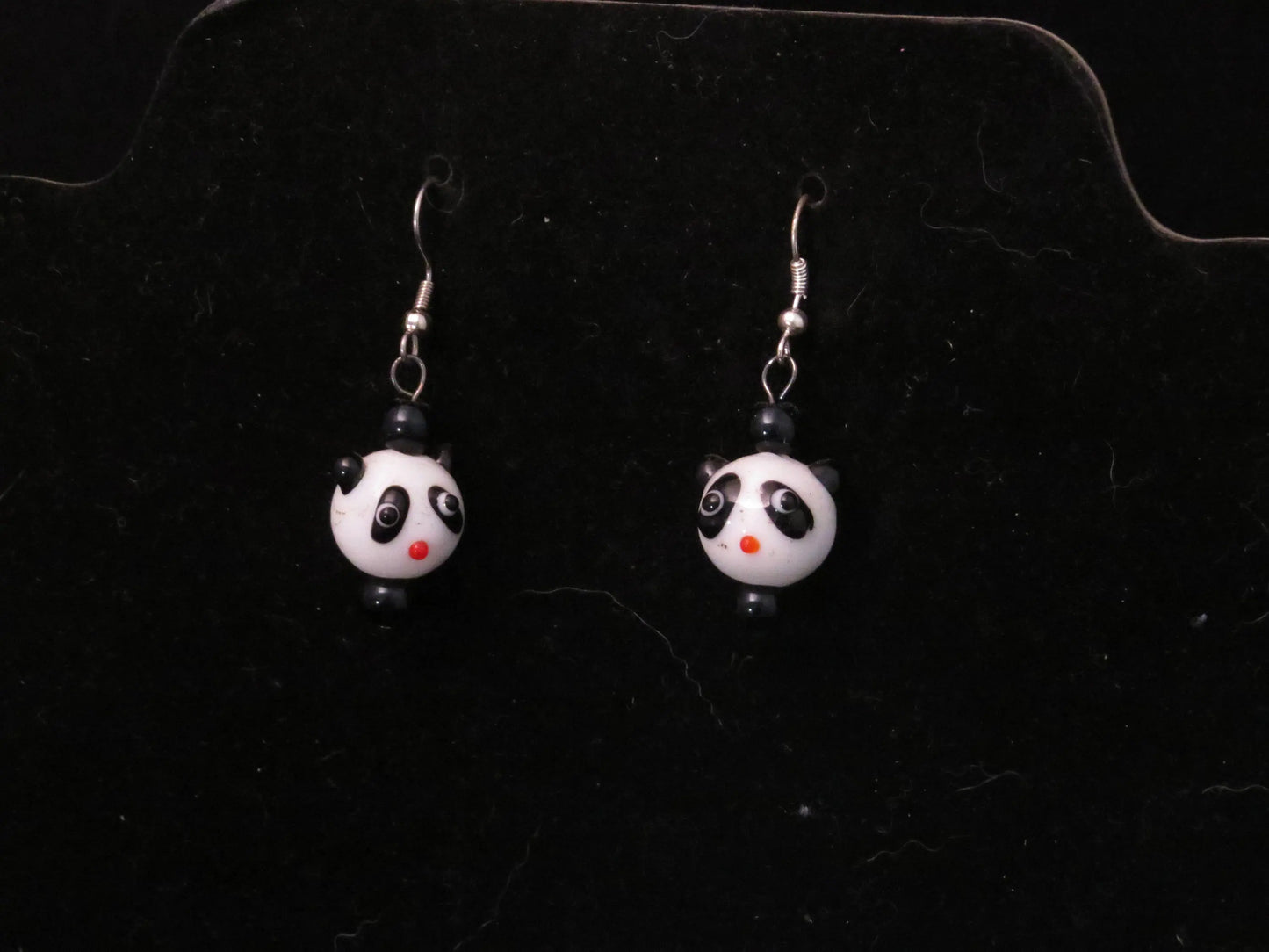 Panda Earrings