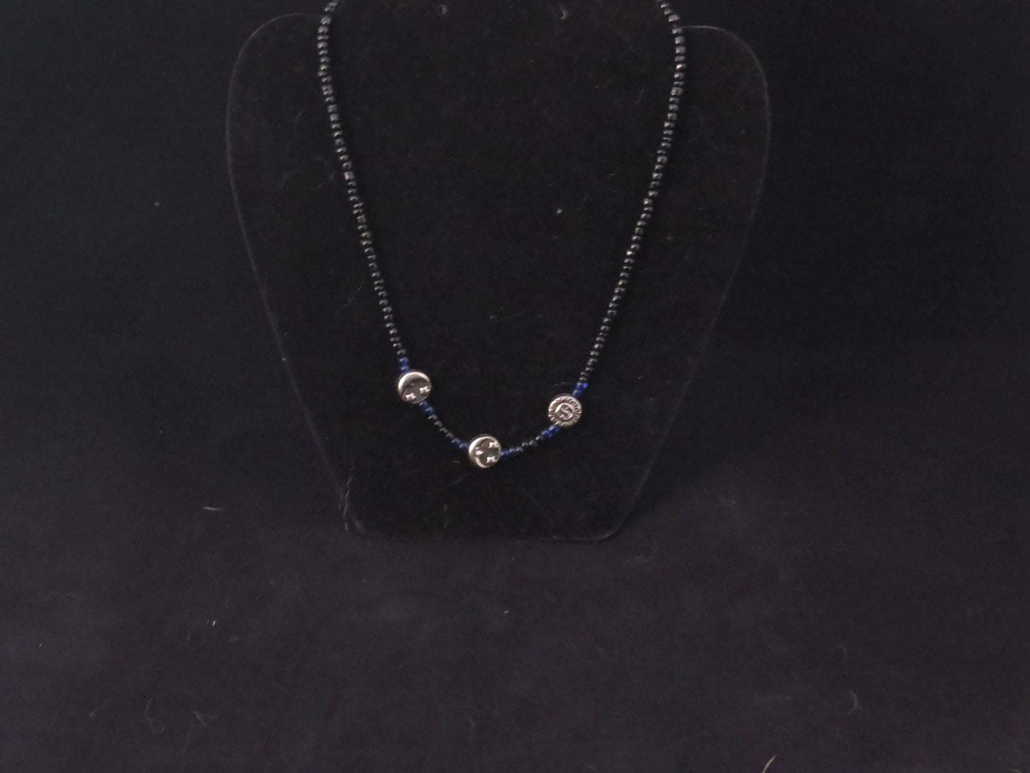 Blue & Black with sun & Moon Accents