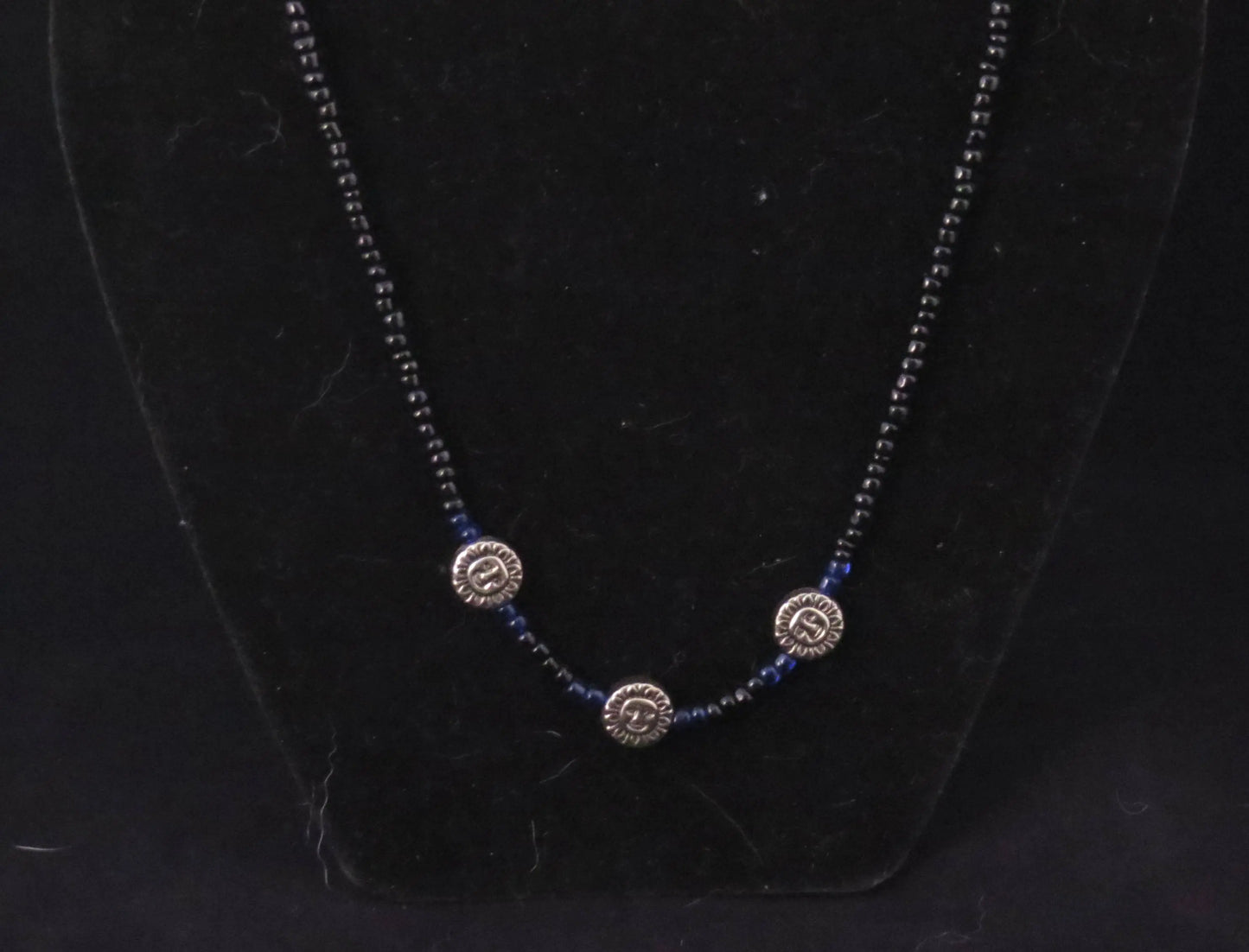 Blue & Black with sun & Moon Accents