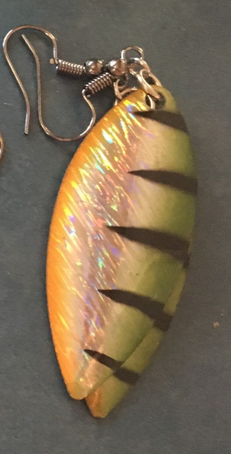 Perch tackle Earrings