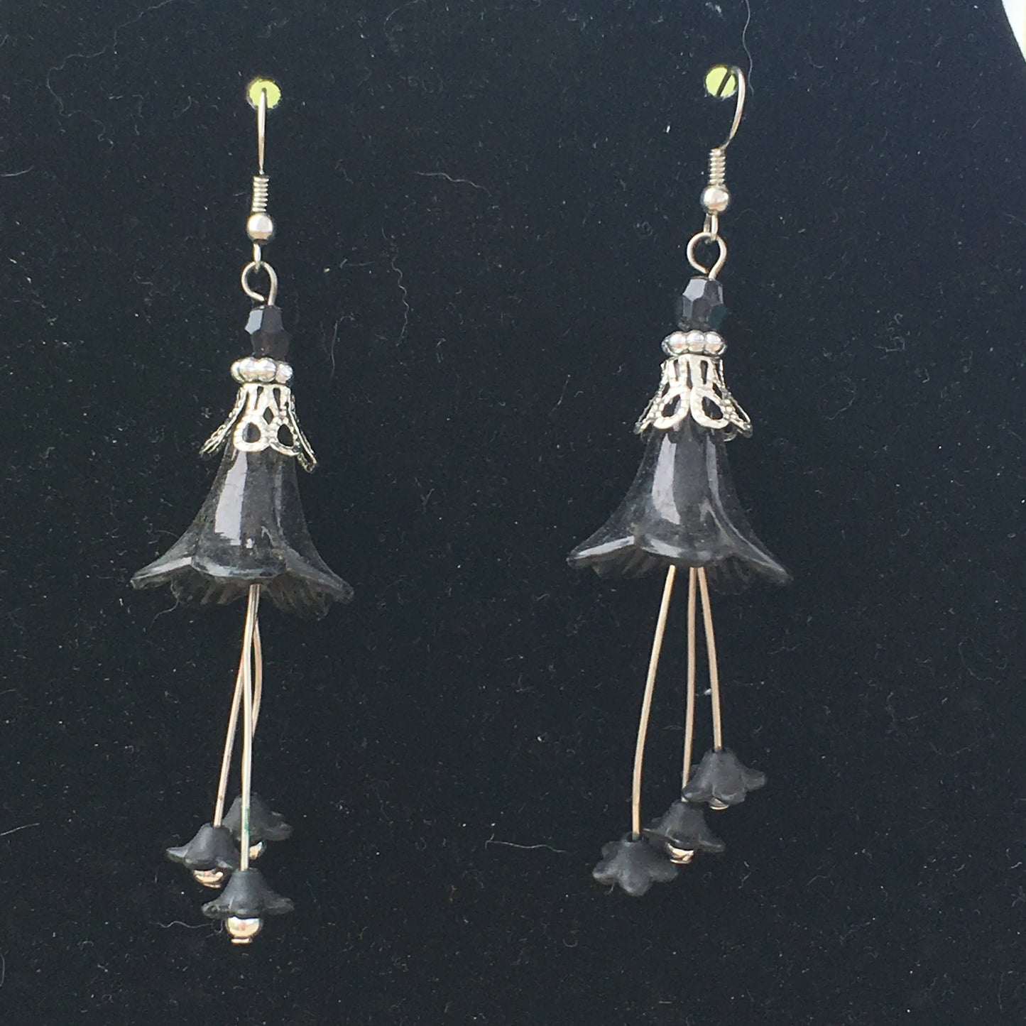 Black Bell Earrings