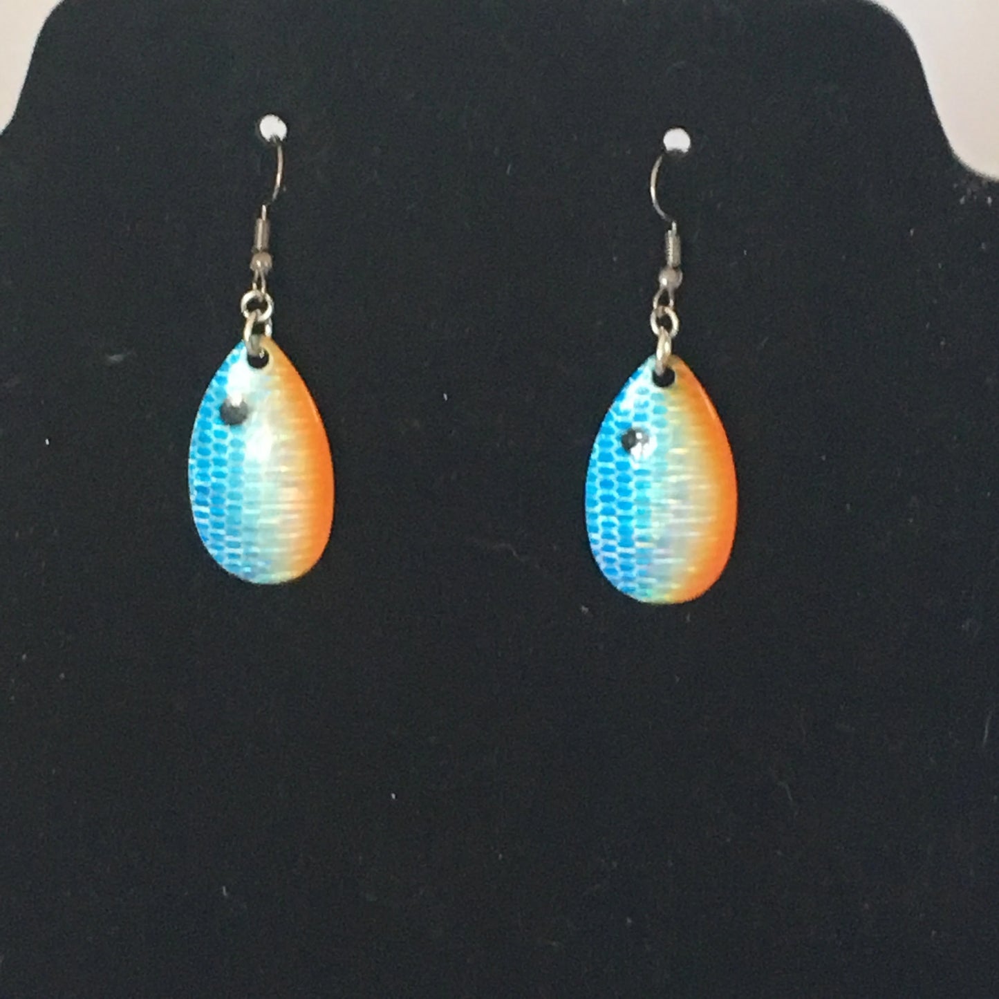 Blue Tackle Earrings