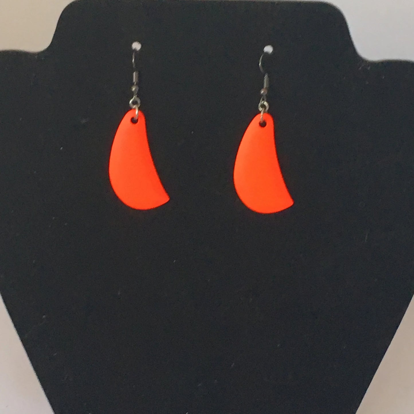 Orange Fishing Tackle Earrings