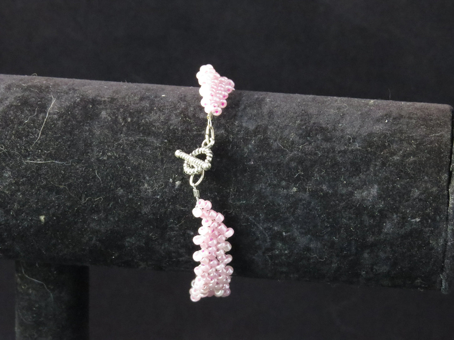Ceylon Purple Simple Strap Peyote Bracelet