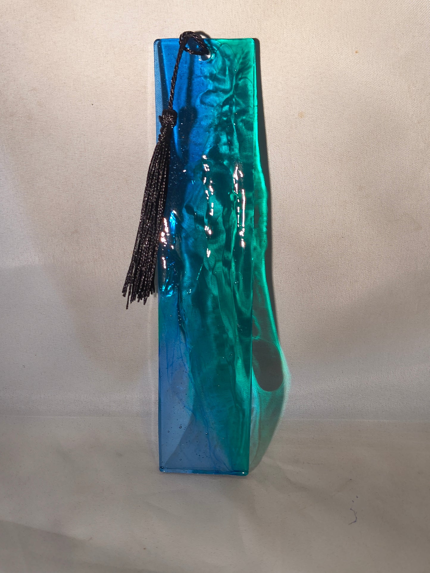 Blue / Green Resin Bookmark