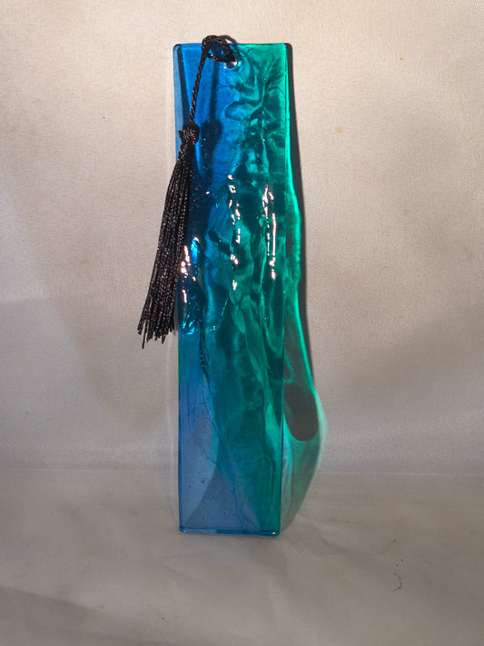 Blue / Green Resin Bookmark