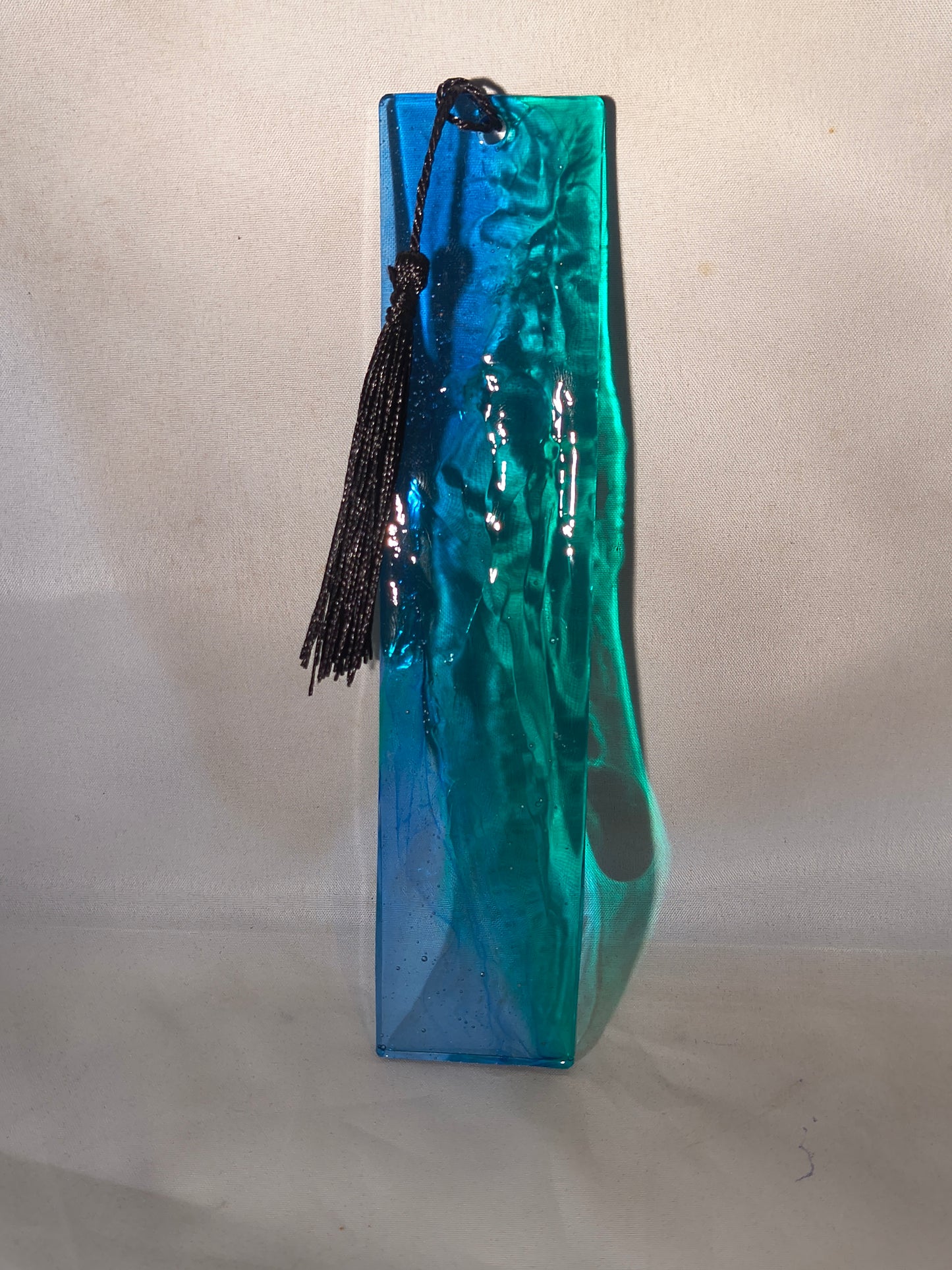 Blue / Green Resin Bookmark