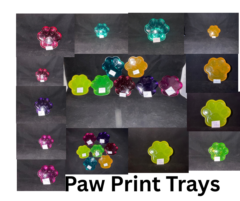 Paw Print Trays