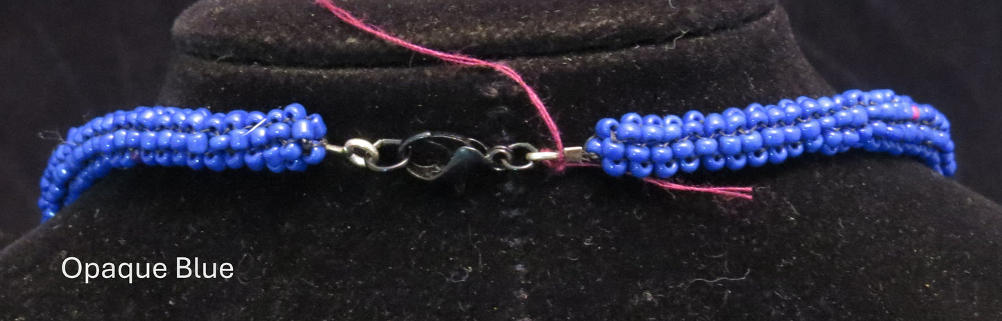 Tubular Peyote Necklace - Opaque