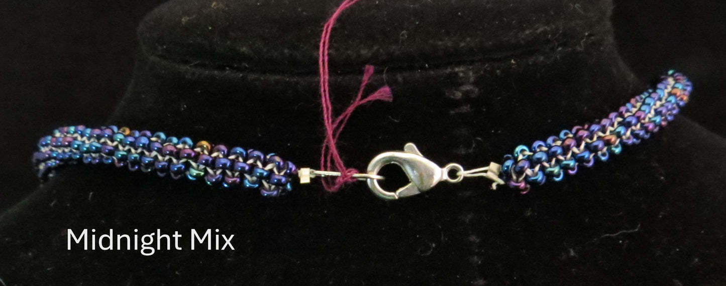 Tubular Peyote Necklaces- Mix's