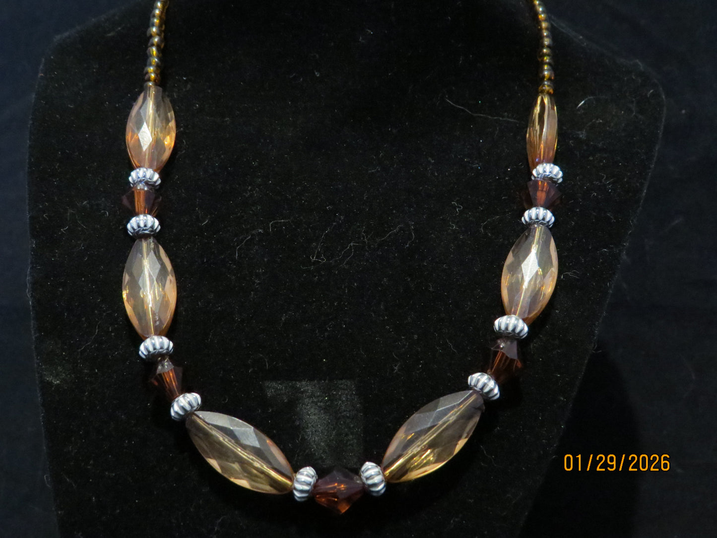 Brown Beaded Necklace