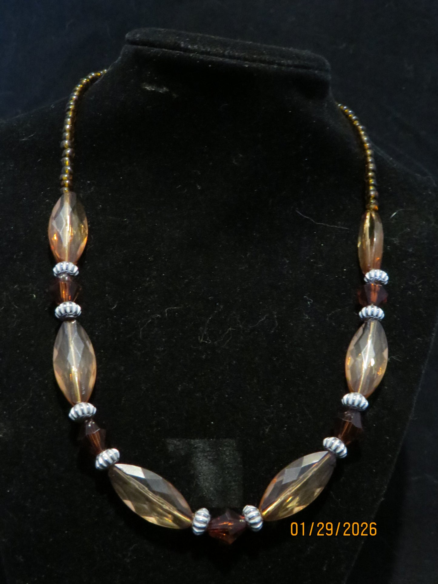 Brown Beaded Necklace