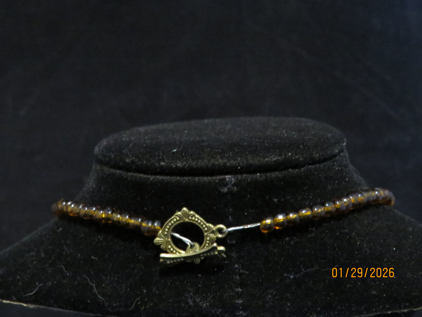 Brown Beaded Necklace