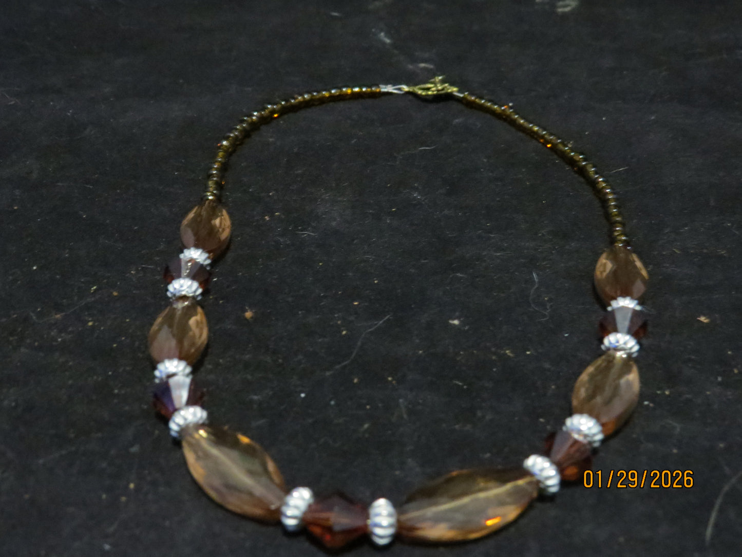 Brown Beaded Necklace