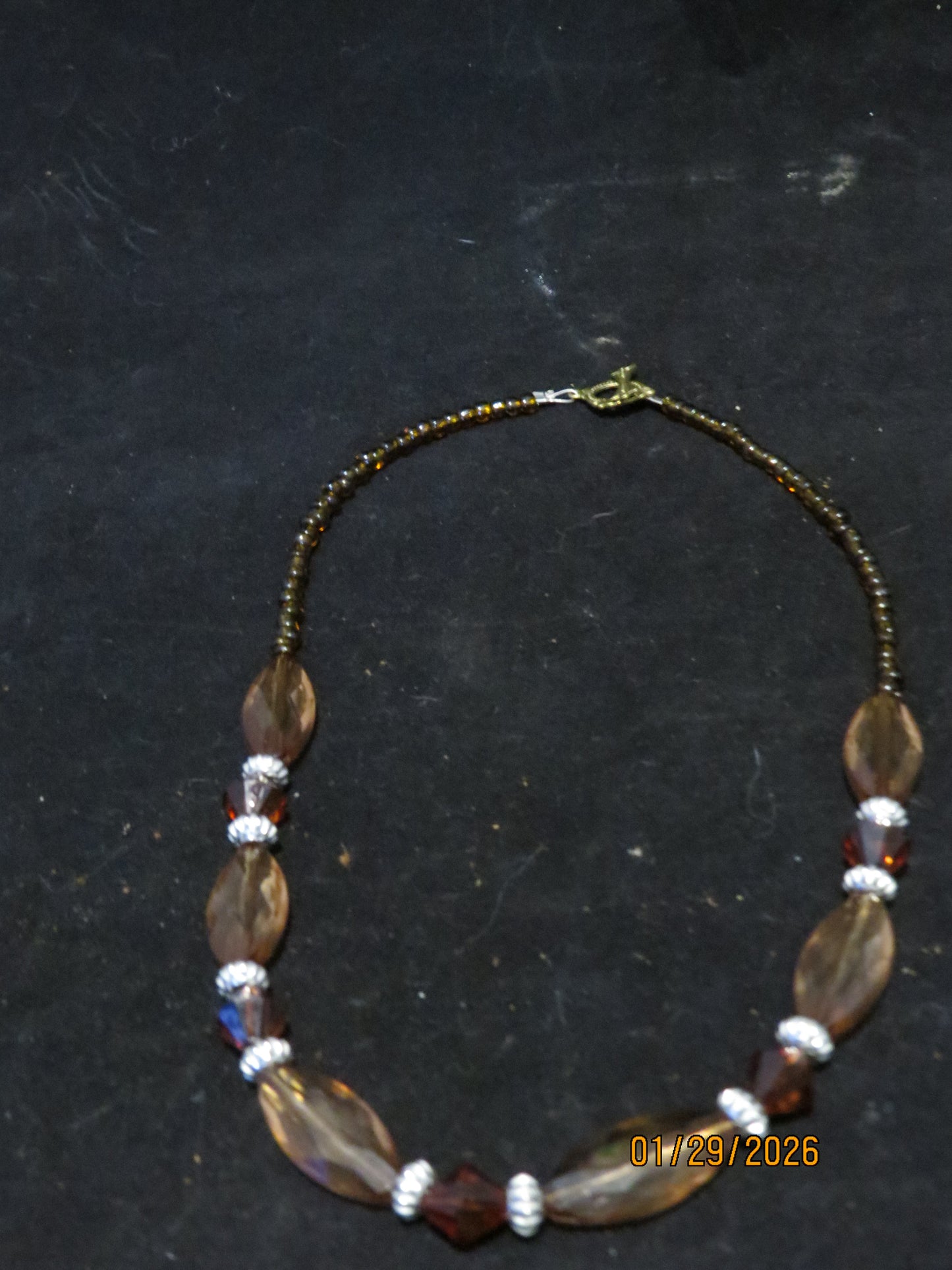 Brown Beaded Necklace