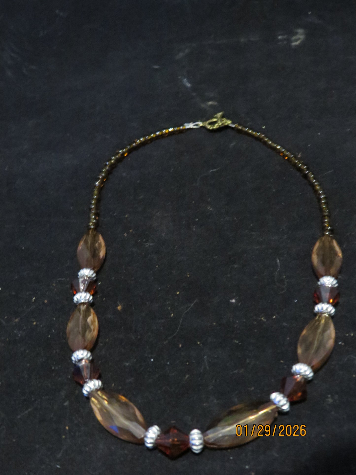 Brown Beaded Necklace
