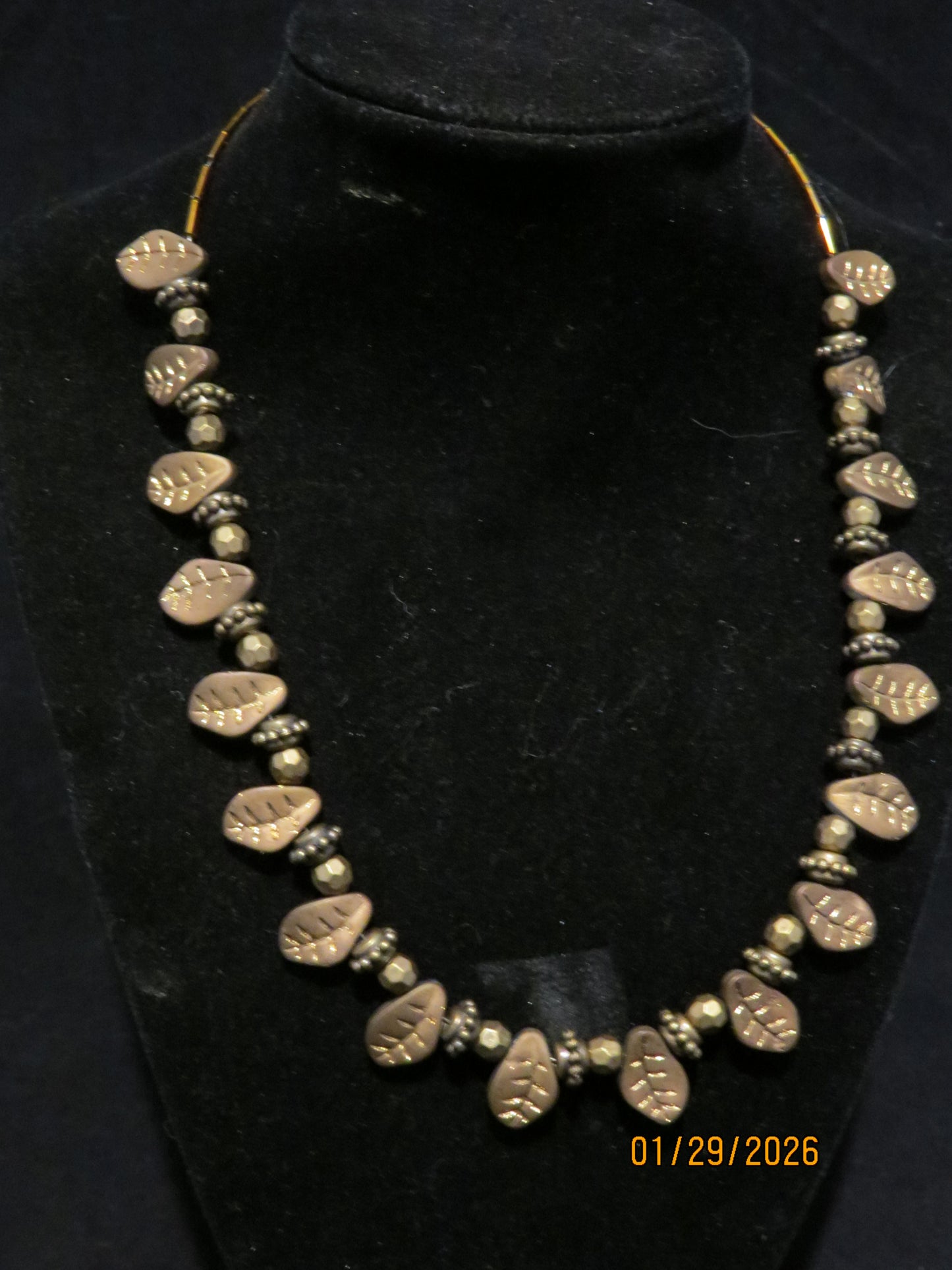 Leaf Beaded Necklace