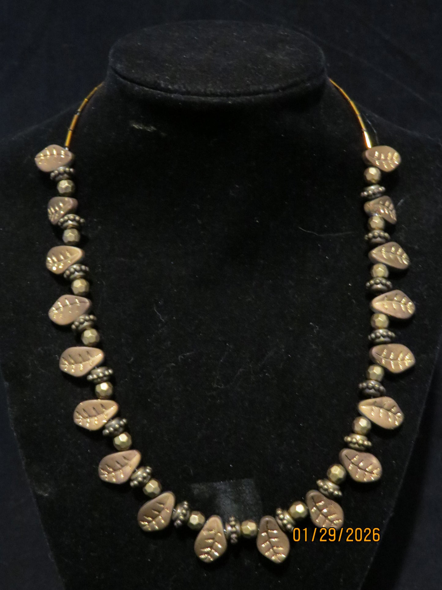 Leaf Beaded Necklace