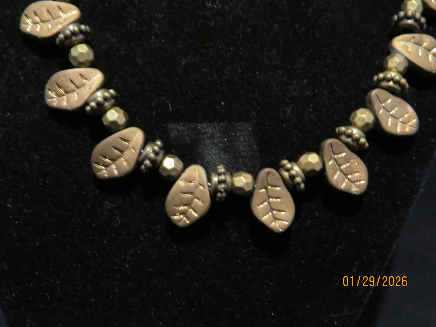 Leaf Beaded Necklace