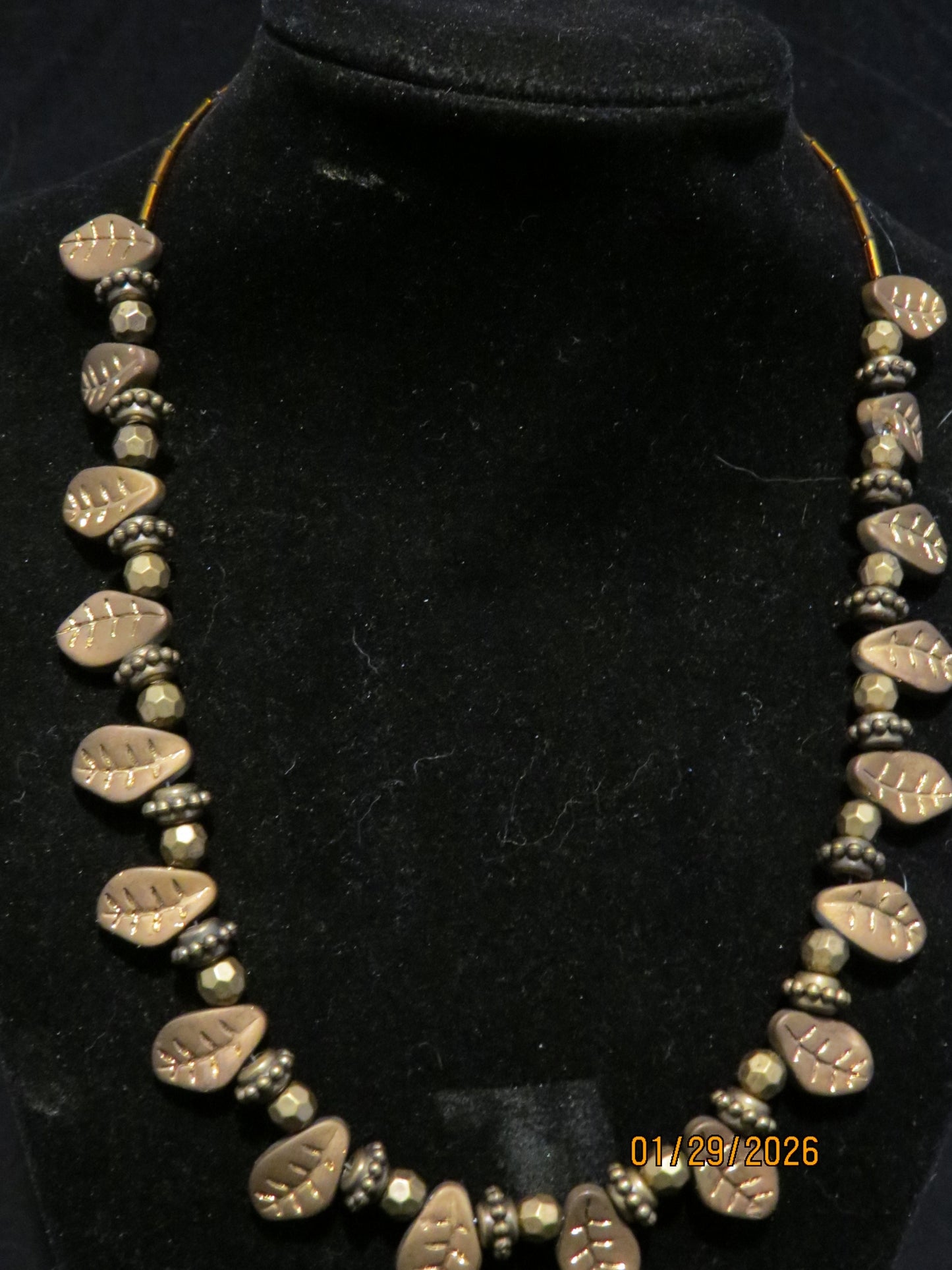 Leaf Beaded Necklace