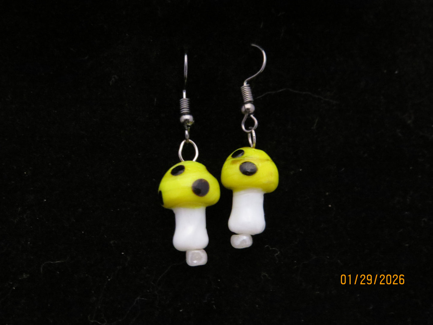 Colored Mushroom Earrings
