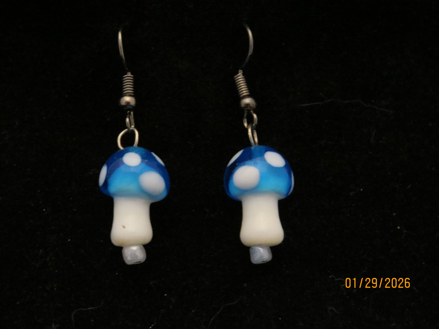 Colored Mushroom Earrings