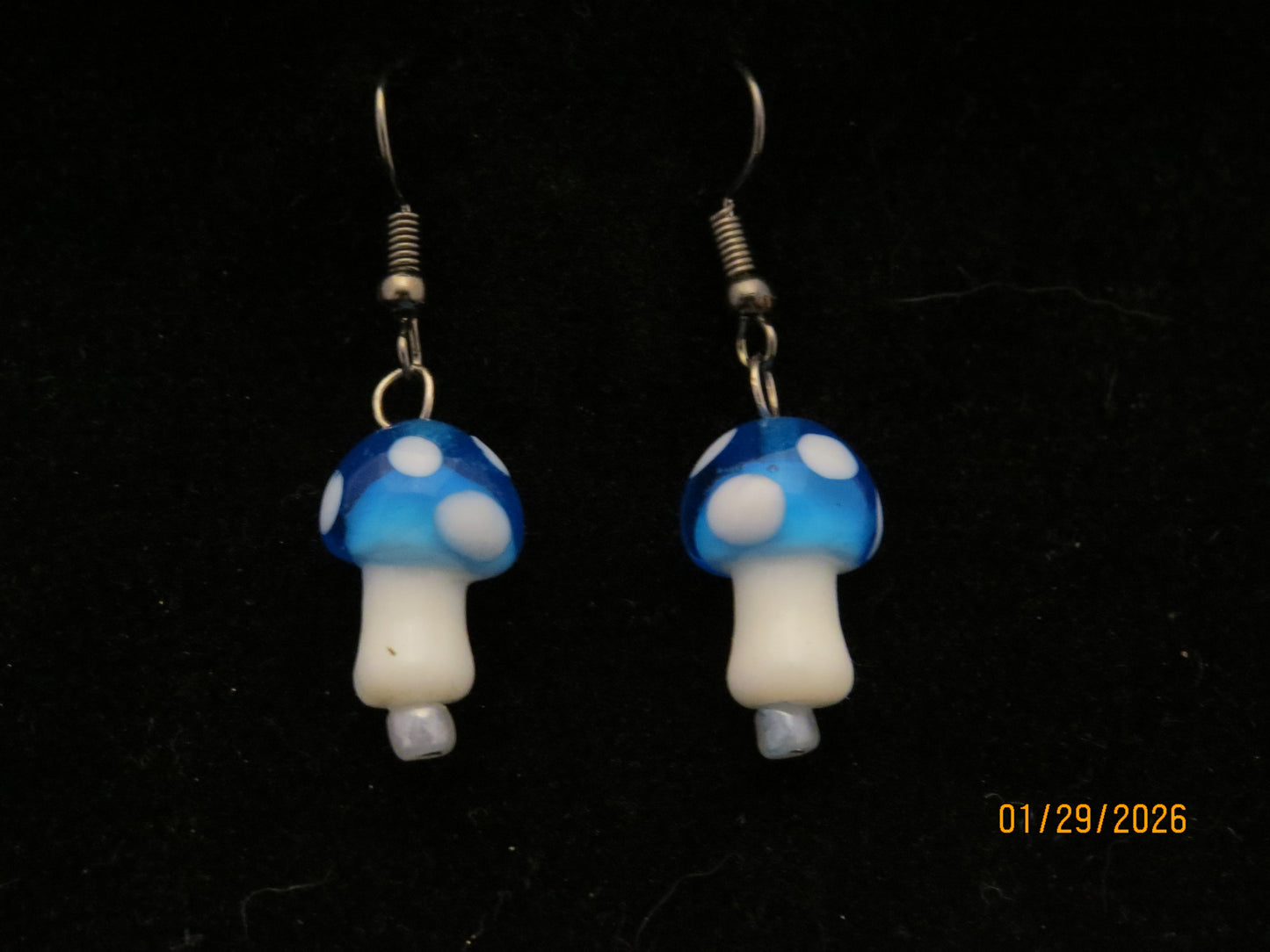 Colored Mushroom Earrings