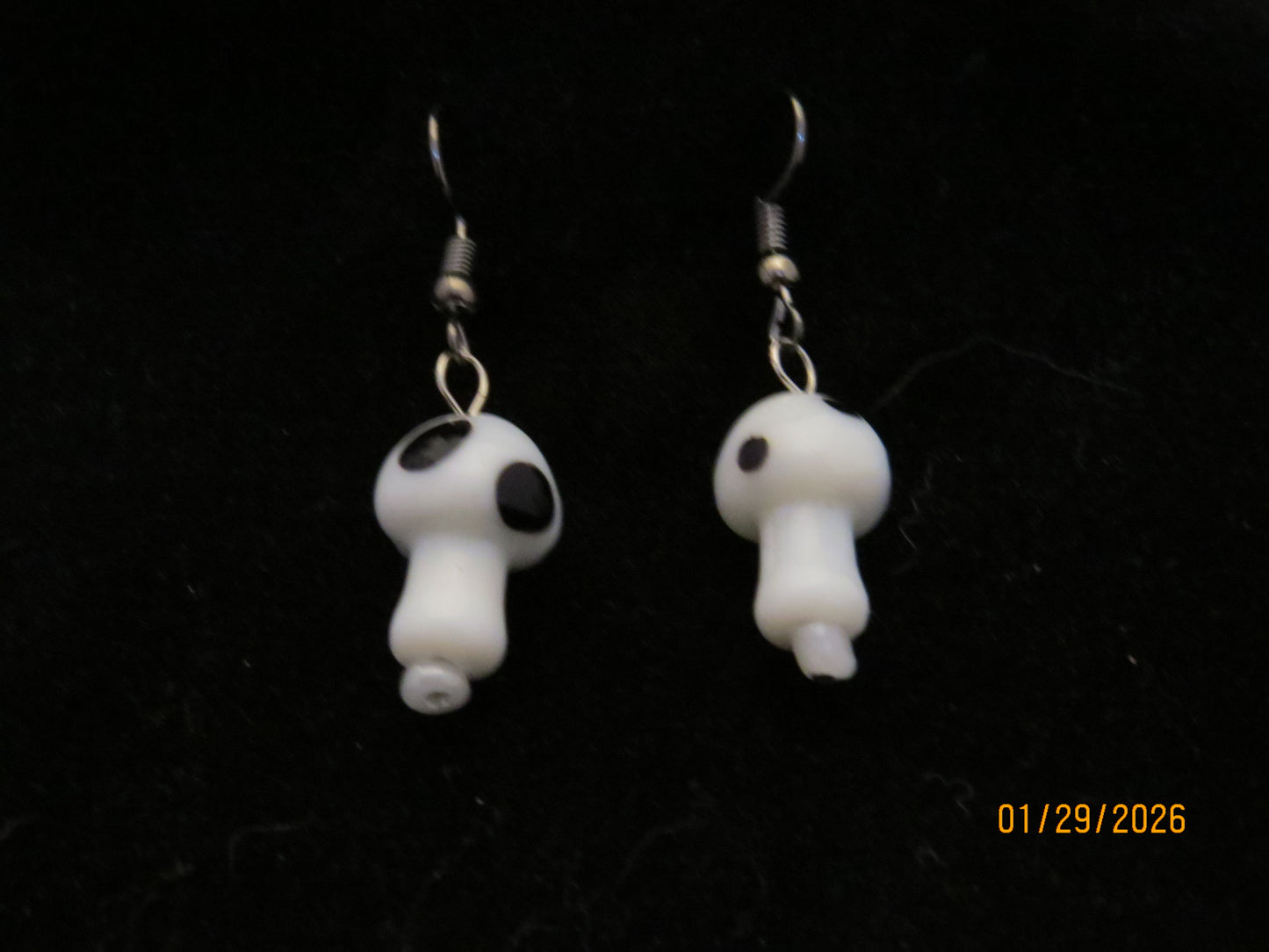 Colored Mushroom Earrings