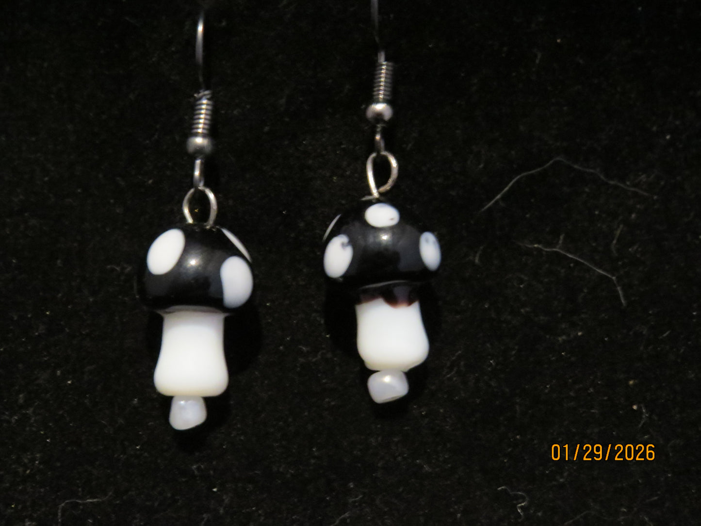 Colored Mushroom Earrings