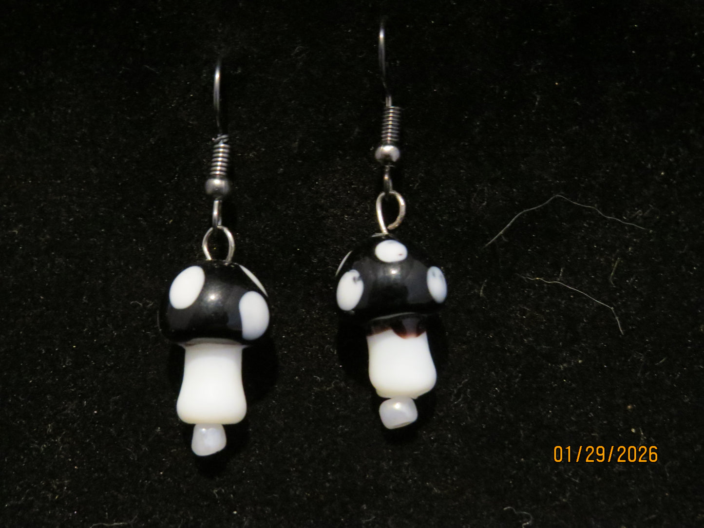 Colored Mushroom Earrings