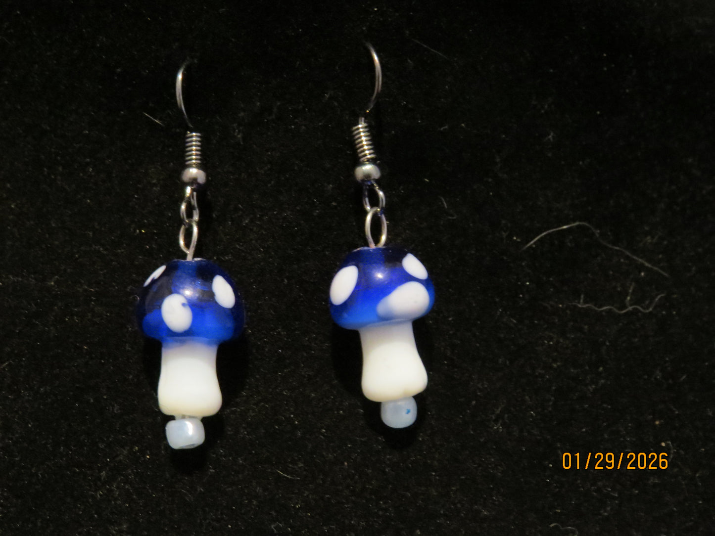 Colored Mushroom Earrings