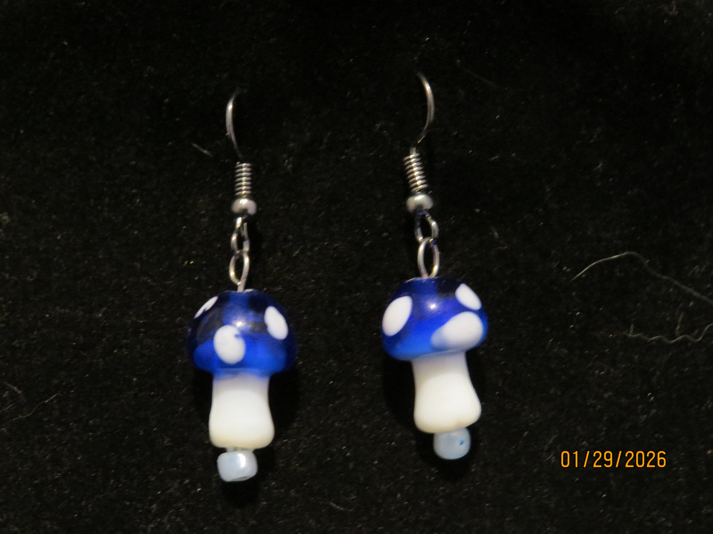 Colored Mushroom Earrings